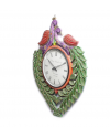 Multicolour Solid Wood Wall Clock